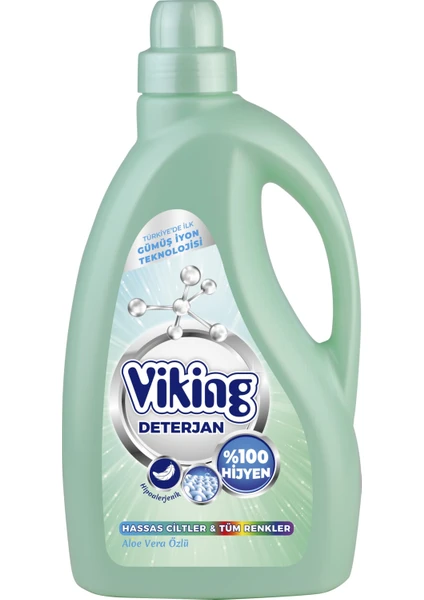 Viking Sıvı Çamaşır Deterjanı Hassas Ciltler 2,7 Lt 45 Yıkama